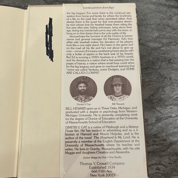 RARE Vintage 1974 Some Are Called Clowns by Bill Heward Brainstorming Baseball - Picture 13 of 13